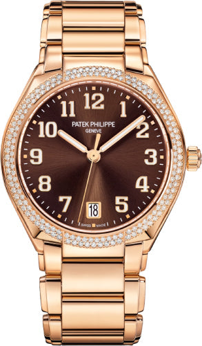 Patek Philippe Twenty~4 Ladies Rose Gold Brown Sunburst | 7300/1200R-001