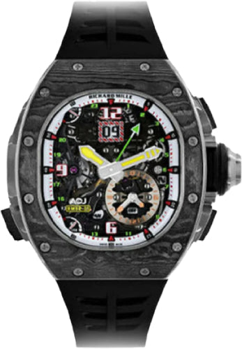 Richard Mille Manual Winding Tourbillon Vibrating Alarm ACJ Open-Work Dial | RM62-01