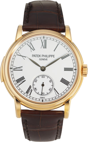 Patek Philippe Grand Complications 38mm White Roman Rose Gold Leather Automatic | 5078R-001