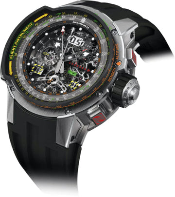 Richard Mille Manual Winding Tourbillon Chronograph Aviation Open-Worked Dial | RM39