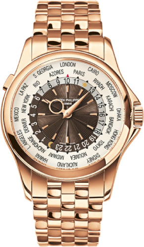 Patek Philippe Complications World Time Rose Gold White Dial | 5130/1R