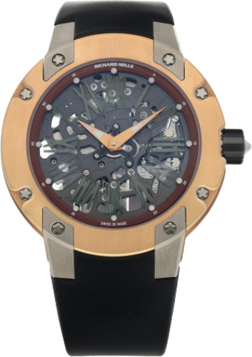 Richard Mille Automatic Winding Extra Flat Rose Gold |  RM033 (1)