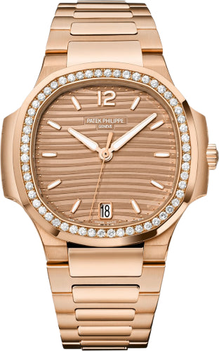 Patek Philippe Nautilus Ladies Rose Gold Golden Brown Dial | 7118/1200R-010