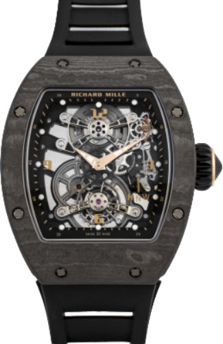 Richard Mille Chronograph Tourbillon Black Carbon 48mm Openworked Dial | RM17-01 (4)