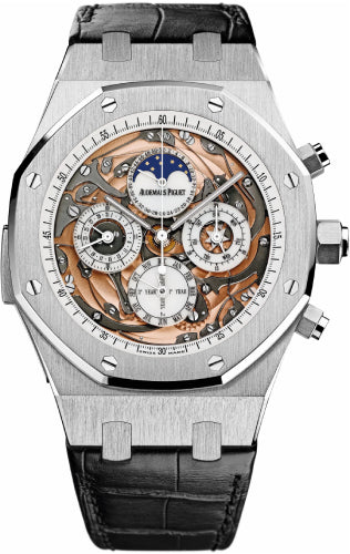 Audemars Piguet Royal Oak Grande Complication Skeleton White Gold Leather 44mm Automatic | 26552BC.OO.D002CR.01