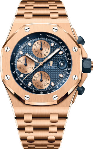 Audemars Piguet Royal Oak Offshore Selfwinding Chronograph "The Beast" Rose Gold 42mm Blue Dial | 26238OR.OO.2000OR.01