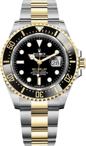 Rolex Steel and Yellow Gold Rolesor Sea-Dweller - Black Dial - 126603