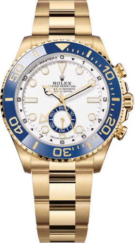 Rolex Yacht-Master Ii Oyster 44 Mm Yellow Gold Oyster Bracelet White Dial - 126688 - 2026