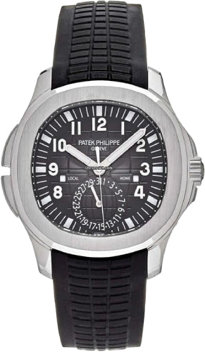 Patek Philippe Aquanaut Travel Time Stainless Steel Black Dial | 5164A-001