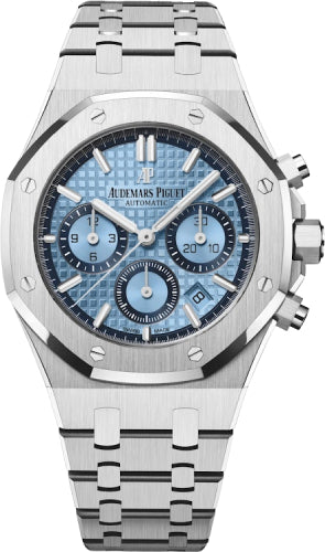 Audemars Piguet Royal Oak Chronograph White Gold 38mm Blue Dial - 26317BC.OO.1256BC.01