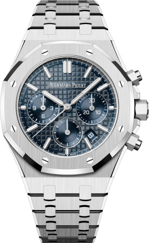 Audemars Piguet Royal Oak 38mm Chronograph Stainless Steel Blue Dial - 26715ST.OO.1356ST.01